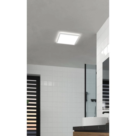 ROVITO oprawa sufitowa Plafon LED 39x39cm IP44 Biały kwadratowy 901451 EGLO