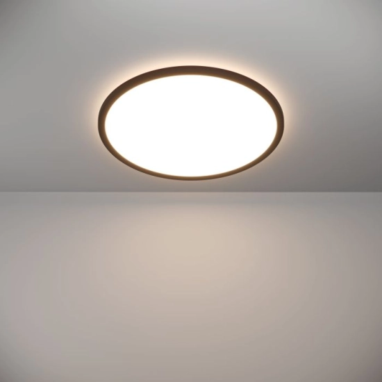 ROVITO-R oprawa sufitowa Plafon LED 50cm IP44 na pilota Czarny okrągły 901455 EGLO