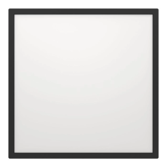 ROVITO-R oprawa sufitowa Plafon LED 50x50cm IP44 na pilota Czarny kwadratowy 901457 EGLO