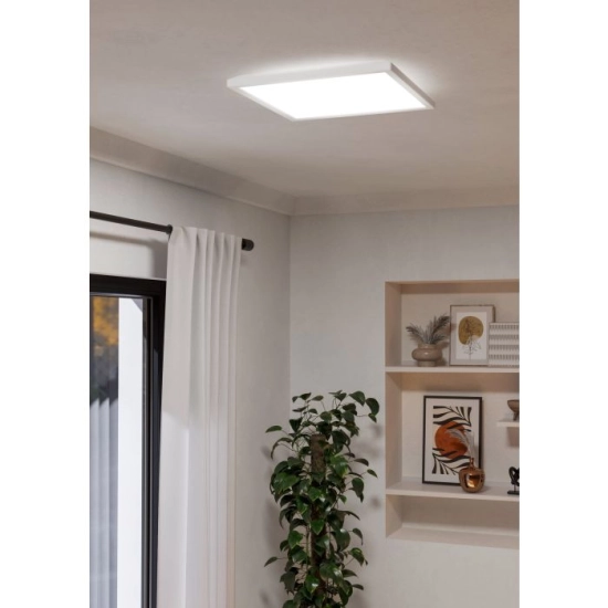 ROVITO-R oprawa sufitowa Plafon LED 39x39cm IP44 na pilota Biały kwadratowy 901461 EGLO