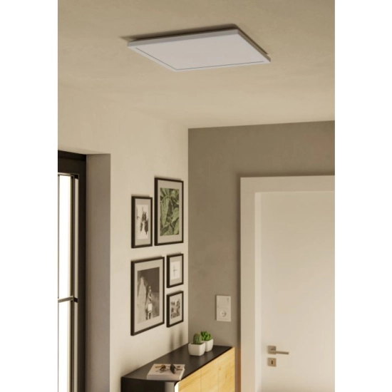 ROVITO-R oprawa sufitowa Plafon LED 39x39cm IP44 na pilota Biały kwadratowy 901461 EGLO