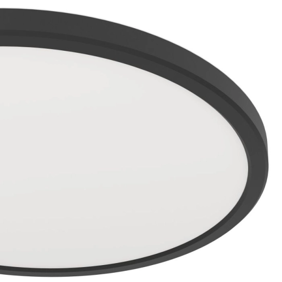 ROVITO-Z oprawa sufitowa Plafon LED 30cm IP44 Czarny okrągły RGB+TW 901463 EGLO