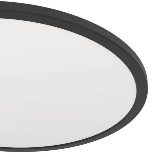 ROVITO-Z oprawa sufitowa Plafon LED 50cm IP44 Czarny okrągły RGB+TW 901465 EGLO