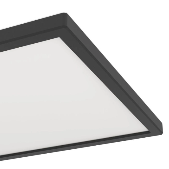 ROVITO-Z oprawa sufitowa Plafon LED 29x29cm IP44 RGB+TW Czarny kwadratowy 901466 EGLO