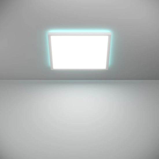 ROVITO-Z oprawa sufitowa Plafon LED 39x39cm IP44 RGB+TW Biały kwadratowy 901475 EGLO