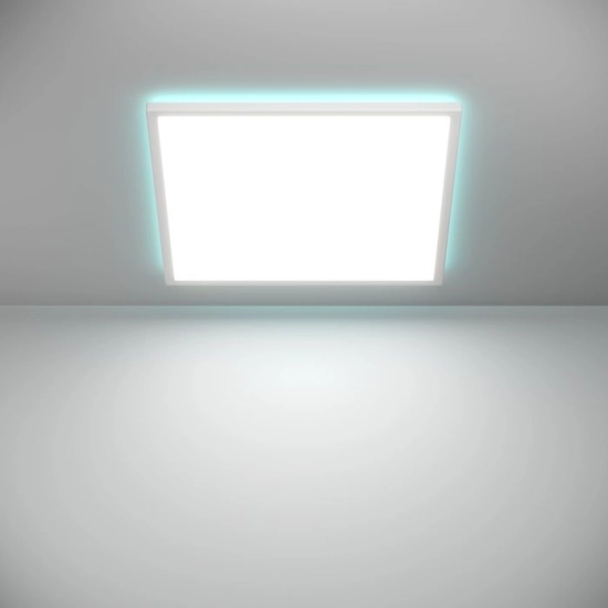 ROVITO-Z oprawa sufitowa Plafon LED 50x50cm IP44 RGB+TW Biały kwadratowy 901476 EGLO
