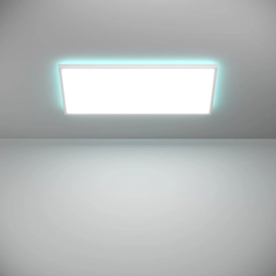 ROVITO-Z oprawa sufitowa Plafon LED 57x30cm IP44 RGB+TW Biały prostokątny 901477 EGLO