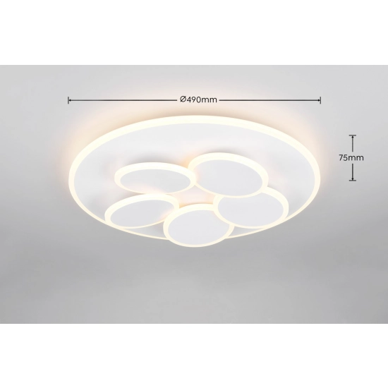 MANDALA – 653210631 incl. 1x SMD, 35W · 1x 4200lm, 2700 - 6500K TRIO