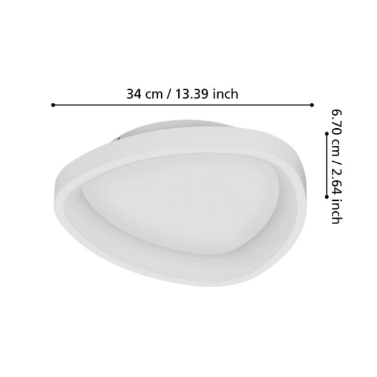 LORETELLO lampa ścienna / sufitowa 901583 EGLO