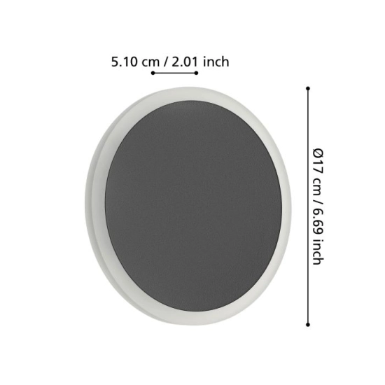 TALAMELLO 1 lampa ścienna 901585 EGLO