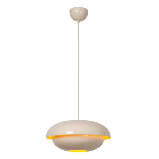 YOUNES Lampa wisząca – Kremowa – Ø40 – 1xE27 – 40W 65404/40/38 Lucide - zdjęcie produktu