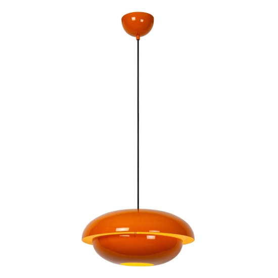 YOUNES Lampa wisząca – Pomarańczowa – Ø40 – 1xE27 – 40W 65404/40/53 Lucide - zdjęcie produktu