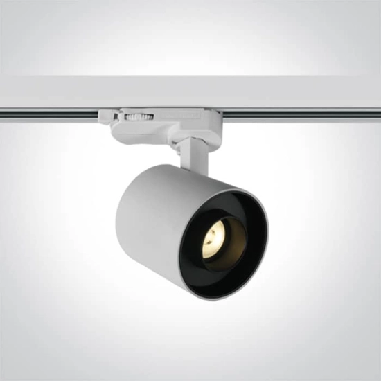 kinkiecik.pl Ravin 65656AT/W/W biały reflektorek track spot SMD LED 3000K 6W 230V dark light; zasilacz 150mA w komplecie
