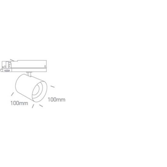 Reflektor The Dimmable Track Light 65660BTT/W/C ONE LIGHT