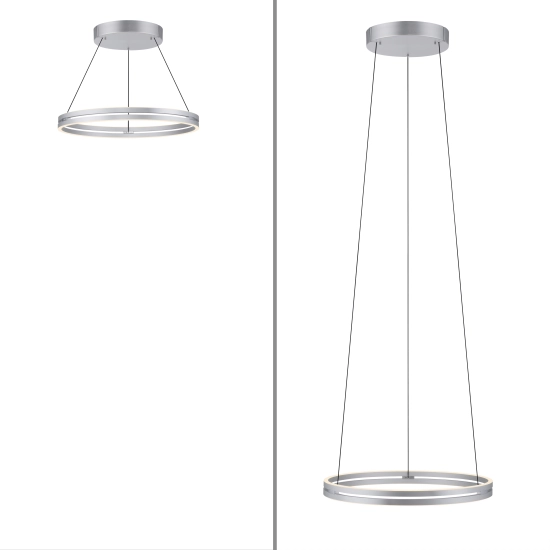 Lampa wisząca Pure E-loop Aluminium 2551-95 Paul Neuhaus - zdjęcie dodatkowe 8