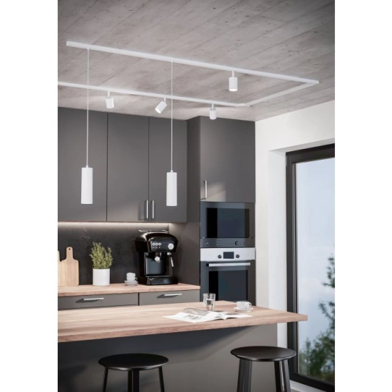 EASYT PENDANT Lampa wisząca 1xGU10 biała 901666 EGLO