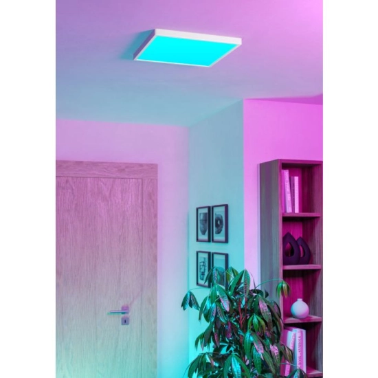 FUEVA 6-Z Plafon LED 17,8W RGB+TW IP44 biały kwadratowy / oprawa natynkowa 901729 EGLO