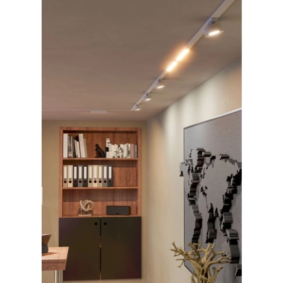 TPLUS WIDE SPOT spot LED do systemu szynowego Track Plus biały 901707 EGLO