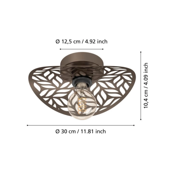SWABY lampa ścienna 44125 EGLO