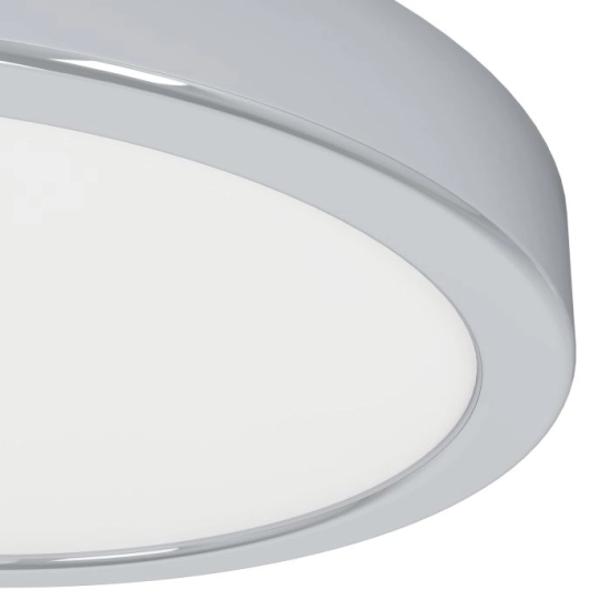 FUEVA 6 Plafon LED 11,5W 2700/4000/6500K IP44 chrom okrągły / oprawa natynkowa 901763 EGLO