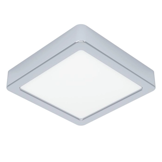 FUEVA 6 Plafon LED 7W 2700/4000/6500K IP44 chrom kwadratowy / oprawa natynkowa 901765 EGLO