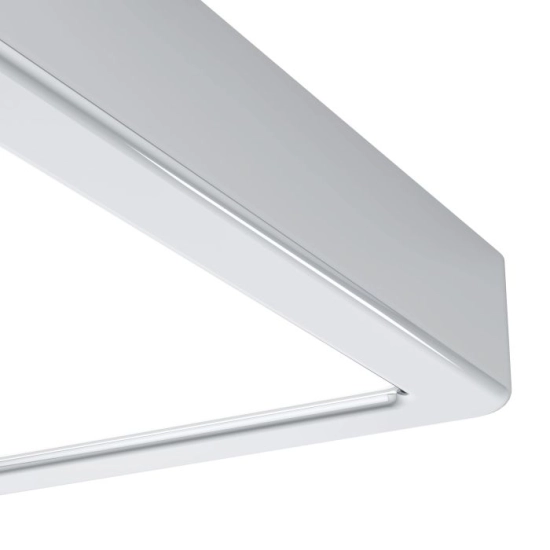 FUEVA 6 Plafon LED 7W 2700/4000/6500K IP44 chrom kwadratowy / oprawa natynkowa 901765 EGLO