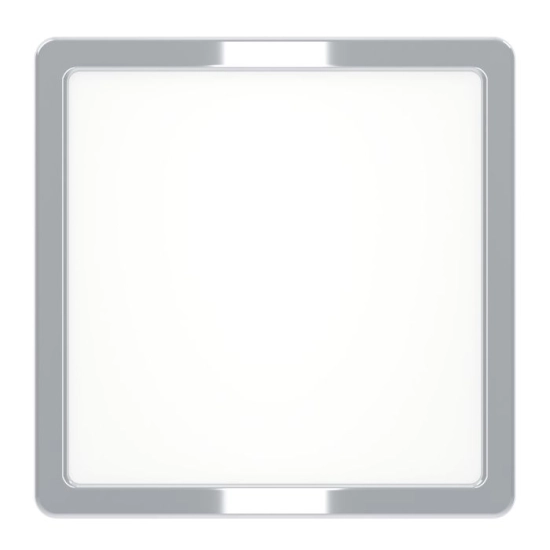FUEVA 6 Plafon LED 10,5W 2700/4000/6500K IP44 chrom kwadratowy / oprawa natynkowa 901766 EGLO