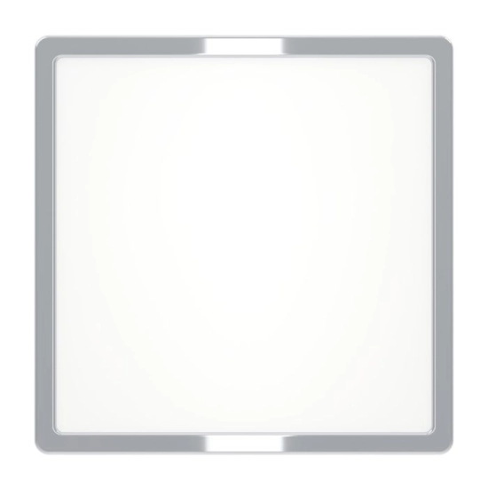 FUEVA 6 Plafon LED 13W 2700/4000/6500K IP44 chrom kwadratowy / oprawa natynkowa 901767 EGLO