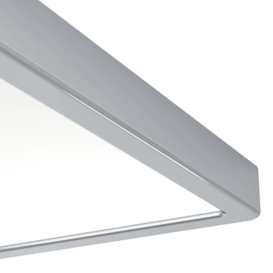 FUEVA 6 Plafon LED 13W 2700/4000/6500K IP44 chrom kwadratowy / oprawa natynkowa 901767 EGLO