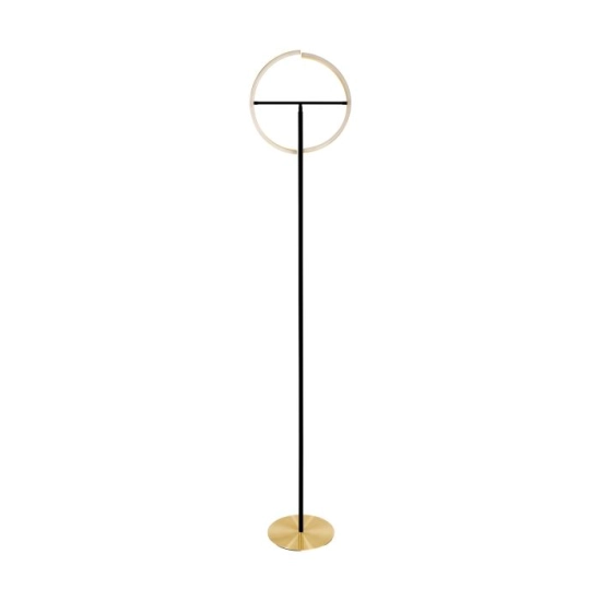 CASTELPOTO Lampa podłogowa LED mosiądz/czarna 2000lm 3000K 901973 EGLO