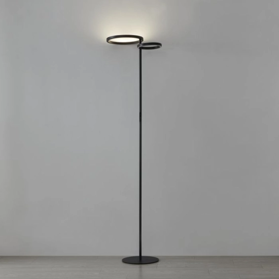 CASTELPOTO 1 Lampa podłogowa LED czarna 3150lm 2700-6500K 901974 EGLO