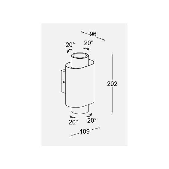 Kinkiet CYPRES 6604002118 LUTEC