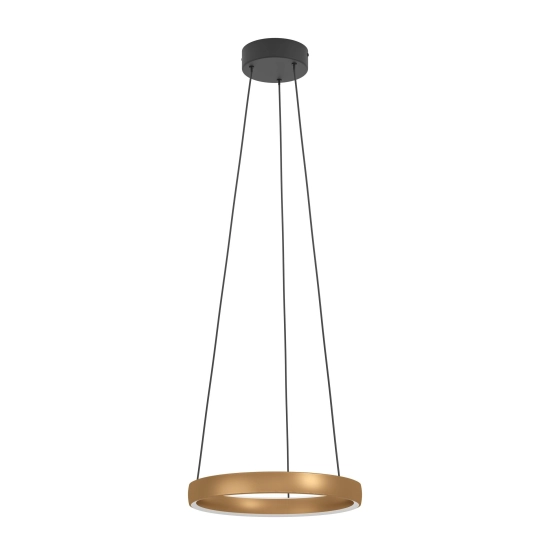 TRABUCO Lampa wisząca LED 55cm Brąz 5250lm 2200-6500K 390451 EGLO