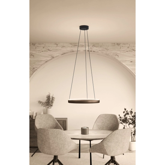 TRABUCO Lampa wisząca LED 80cm Brąz 7720lm 2200-6500K 390449 EGLO