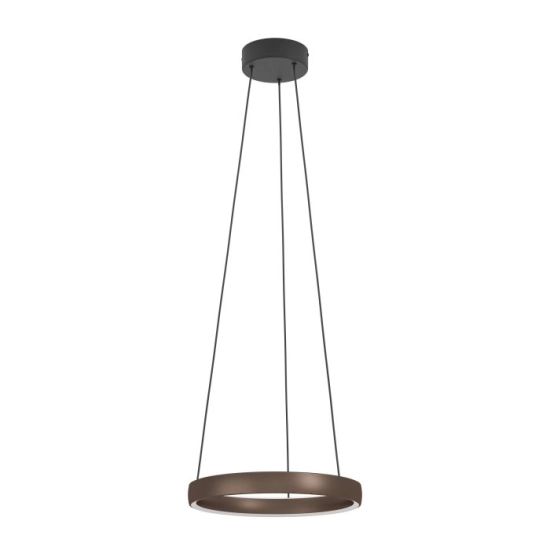 TRABUCO Lampa wisząca LED 80cm Brąz 7720lm 2200-6500K 390449 EGLO
