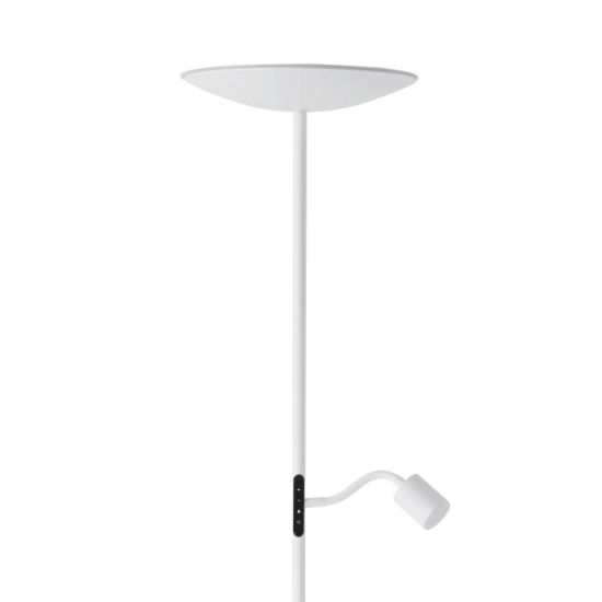 CONIVARINO Lampa podłogowa LED biała z lampką do czytania 2700K 901978 EGLO