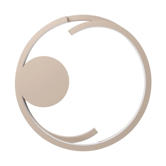 MEZZOMONTE Lampa sufitowa LED CCT / ściemnialna Piaskowa Ø48cm 901823 EGLO