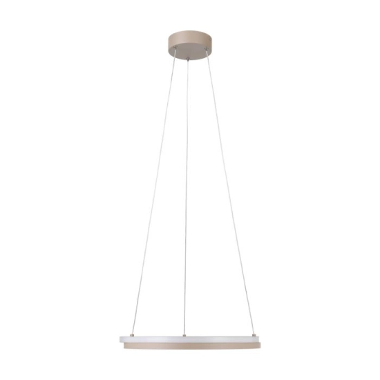 MEZZOMONTE Lampa wisząca LED CCT / ściemnialna Piaskowa Ø48cm 901824 EGLO