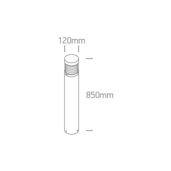 Lampa stojąca The LED Bollards Range Die cast 67034/AN/W ONE LIGHT