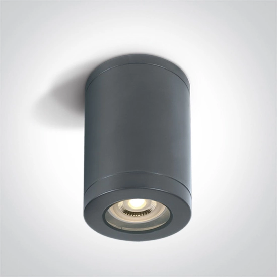 The GU10 Outdoor Cylinder Lights ABS+PC IP65 67142A/AN ONE LIGHT
