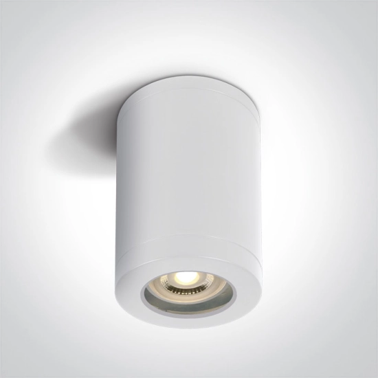 The GU10 Outdoor Cylinder Lights ABS+PC IP65 67142A/W ONE LIGHT