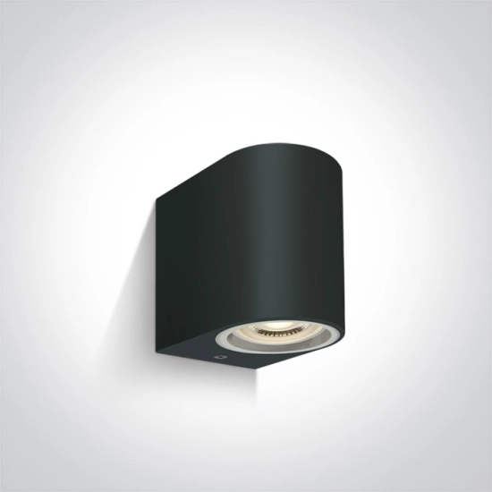 The GU10 Outdoor Cylinder Lights ABS+PC IP65 67142F/B ONE LIGHT