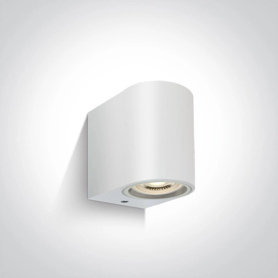 The GU10 Outdoor Cylinder Lights ABS+PC IP65 67142F/W ONE LIGHT