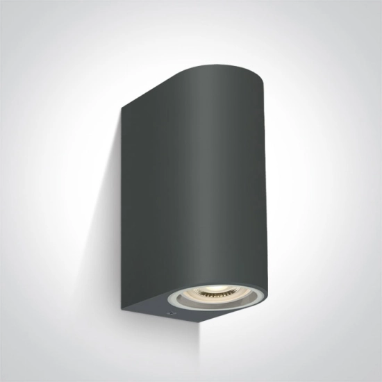 The GU10 Outdoor Cylinder Lights ABS+PC IP65 67142G/AN ONE LIGHT