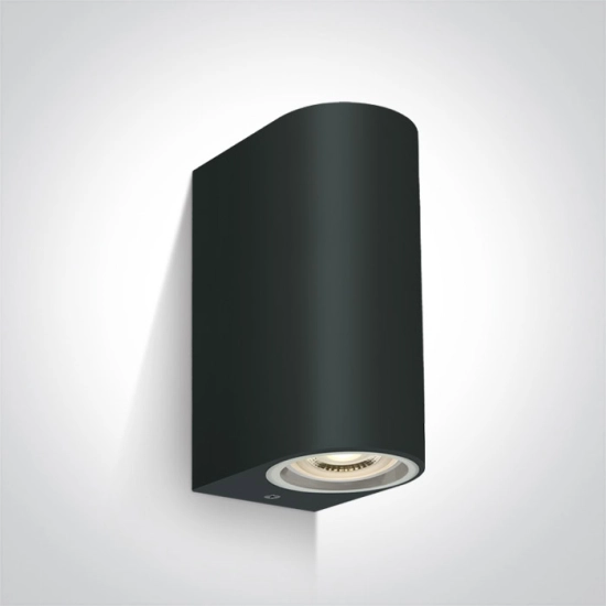 The GU10 Outdoor Cylinder Lights ABS+PC IP65 67142G/B ONE LIGHT