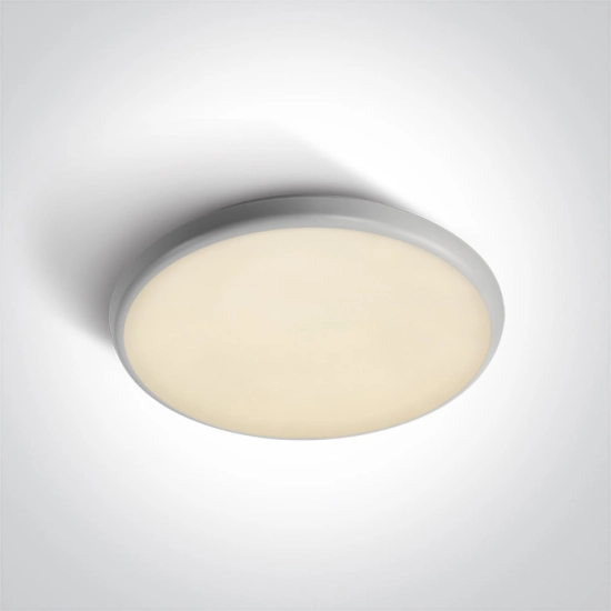 WHITE PLAFON 25W CCTV IP54 230V 67370/W/V 35cm ONE LIGHT