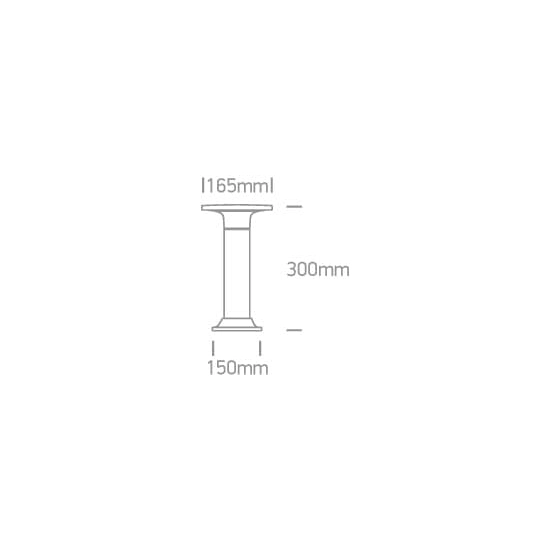 Kinkiecik.pl Belia 67490/B/W czarny słupek ogrodowy LED 3000K IP54 30cm 6,5W 230V; zasilacz 300mA w zestawie ONE LIGHT