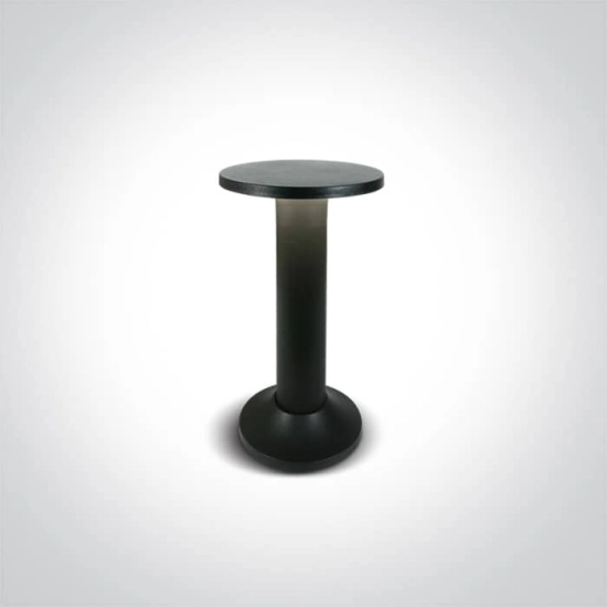 kinkiecik.pl Belia 67490/B/W czarny słupek ogrodowy LED 3000K IP54 30cm 6,5W 230V; zasilacz 300mA w zestawie ONE LIGHT