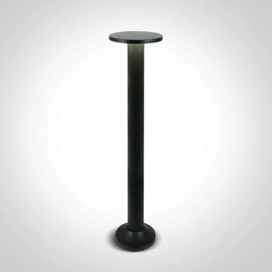 kinkiecik.pl Belia 67490A/B/W czarny słupek ogrodowy LED 3000K IP54 80cm 6,5W 230V; zasilacz 300mA w zestawie ONE LIGHT
