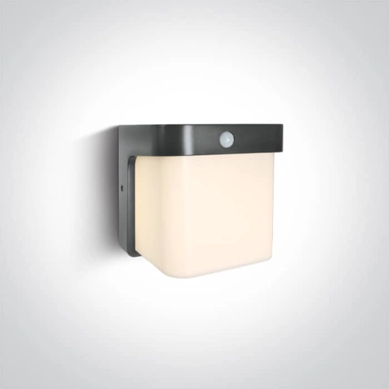 kinkiecik.pl Ampelia 67492P/AN/W zewnętrzny kinkiet LED 3000K IP54 12W z czujnikiem ruchu; nieściemnialny zasilacz LED w